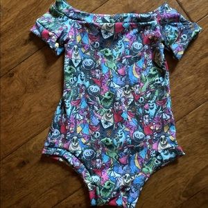 COPY - NBC off shoulder leotard bodysuit Halloween